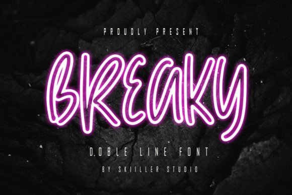 Breaky: A Unique Handwritten Font for Your Brand's Signature Style