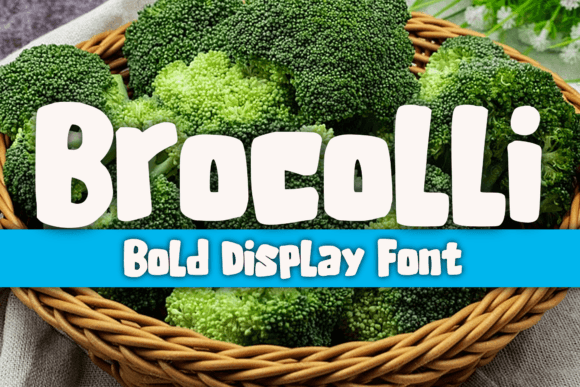 Brocolli Font: A Casual Handwritten Typeface for Branding