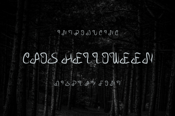 Caos Helloween: The Bold, Handwritten Font for Your Creations