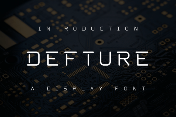 Defture: A Refined Display Font for Modern Digital Brands