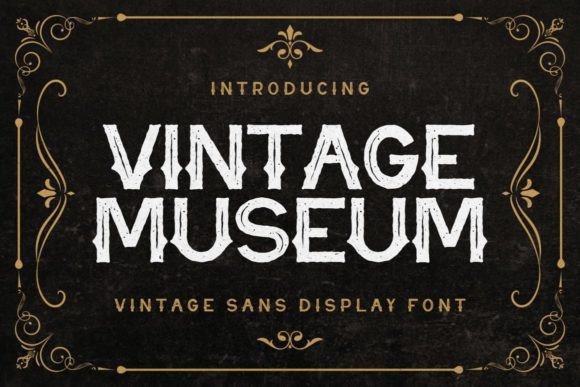 Exploring Vintage Museum Font for Authentic Brand Identity Design