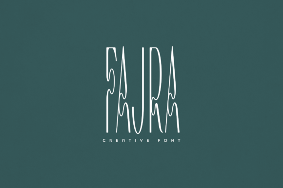 Fajra: A Refined Display Font for Modern Campaign Design