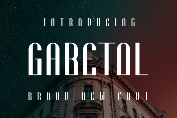 Gabetol Display Font for Charming Handmade Designs