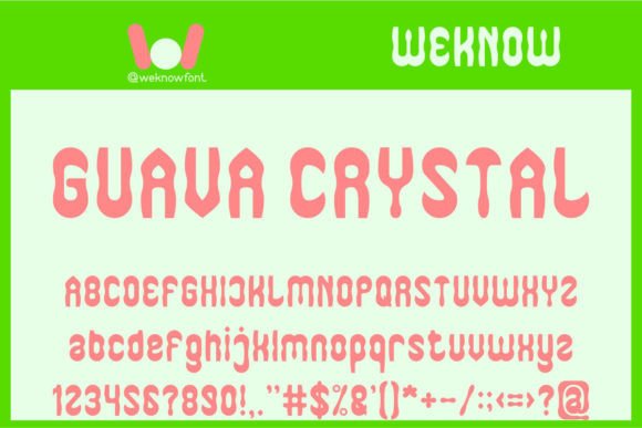Guava Crystal: A Premium Font for Professional Branding
