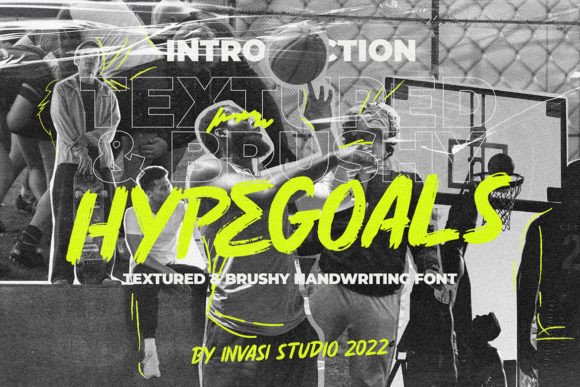 Hypegoals: A Powerful Handwritten Font for Craft Products