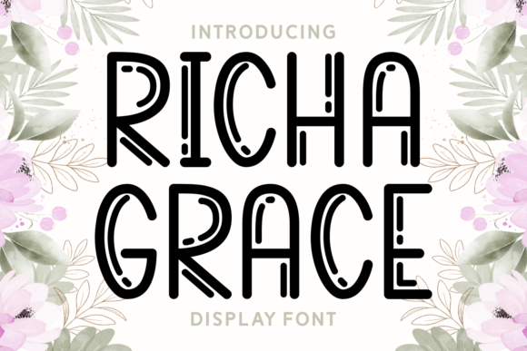 Introducing Richa Grace, a Display Font Designed to Elevate Your Brand