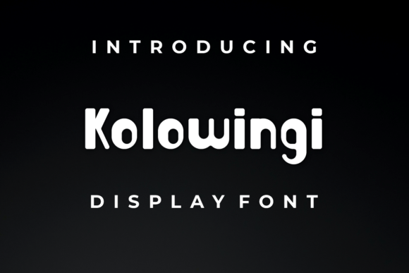 Kolowingi: A Display Font with Quiet Confidence