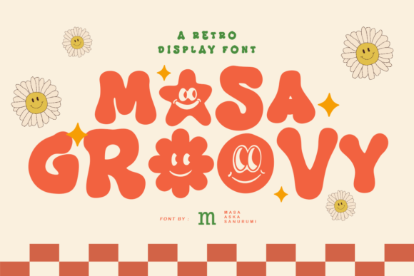 Masa Groovy: A Display Font for Editorial Personality