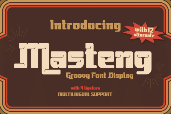 Masteng: A Display Font Built for Digital Impact