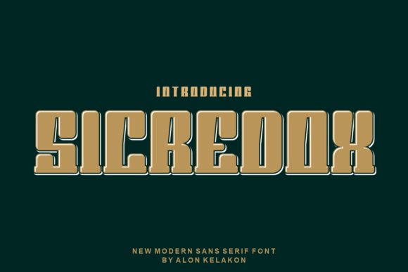 My Designer Notes on Sicredox: A Display Typeface