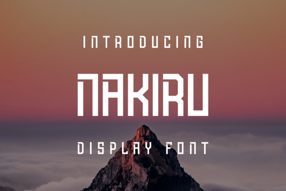 Nakiru: A Strategic Display Font for Modern Marketers