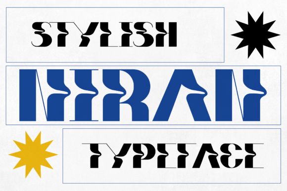Niran: A Display Typeface Built for Digital Brand Personality