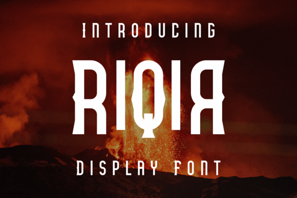 Riqir: A Unique Display Font for Digital Creators