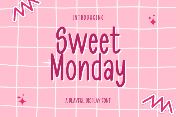 Sweet Monday: A Playful Display Typeface for Digital Expression