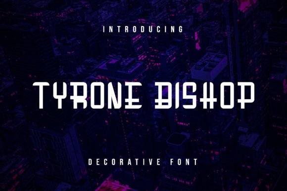 Tyrone Bishop: A Display Font for Bold Statements