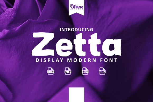 Zetta: A Playful Display Font for Distinctive Branding